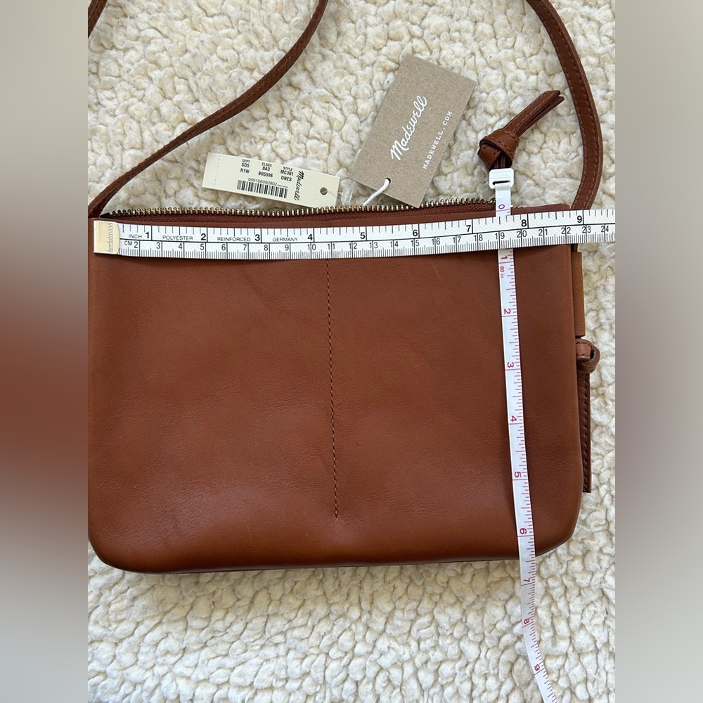 NWT Madewell The Knotted Crossbody Bag Leather/Rustic Twig - Picture 14 of 16